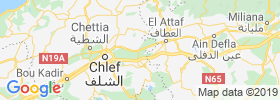 Oued Fodda map